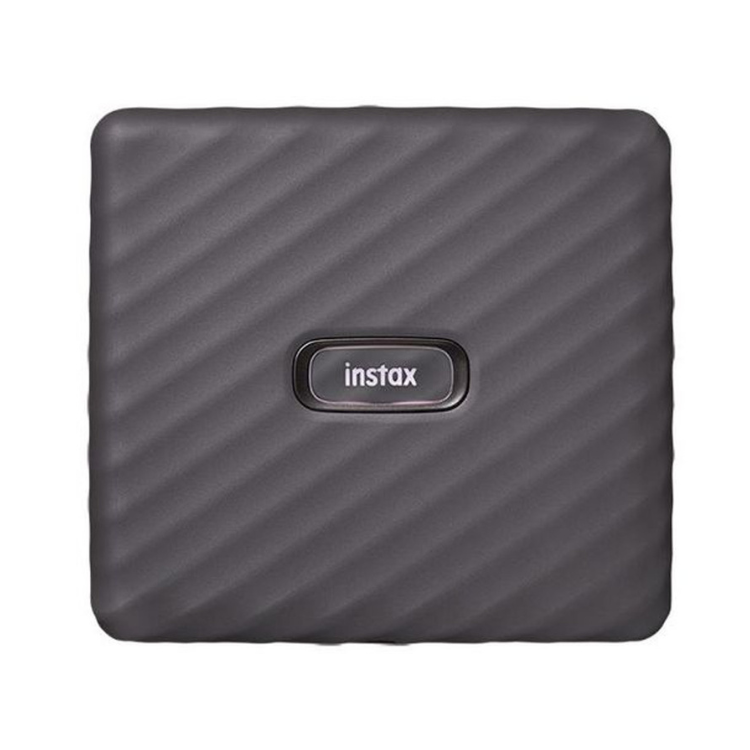 Fujifilm Instax Link Wide gray portable printer.