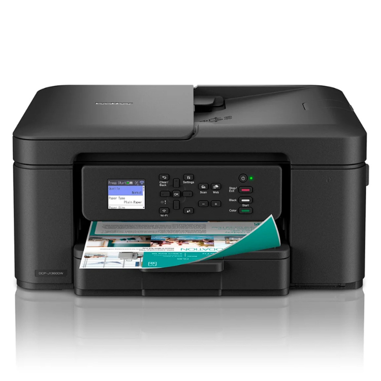 Impressora Multifunções Brother DCP-J1360DW Jato Tinta Wi-Fi Cores