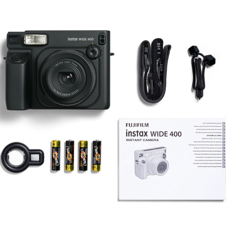 Máquina Fotográfica Fujifilm Instax Wide 400 EX Black