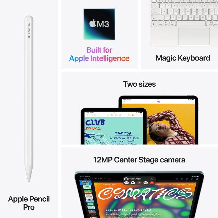 Apple iPad Air 2025 11" M3 128GB Wi-Fi Roxo