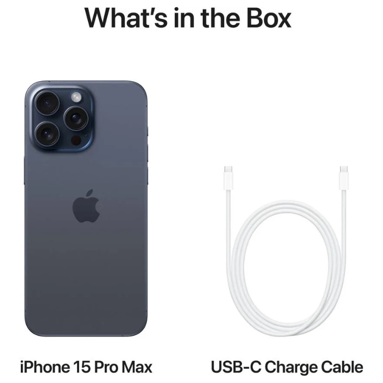 Apple iPhone 15 Pro Max 256GB Azul Titânio - Usado Grade A