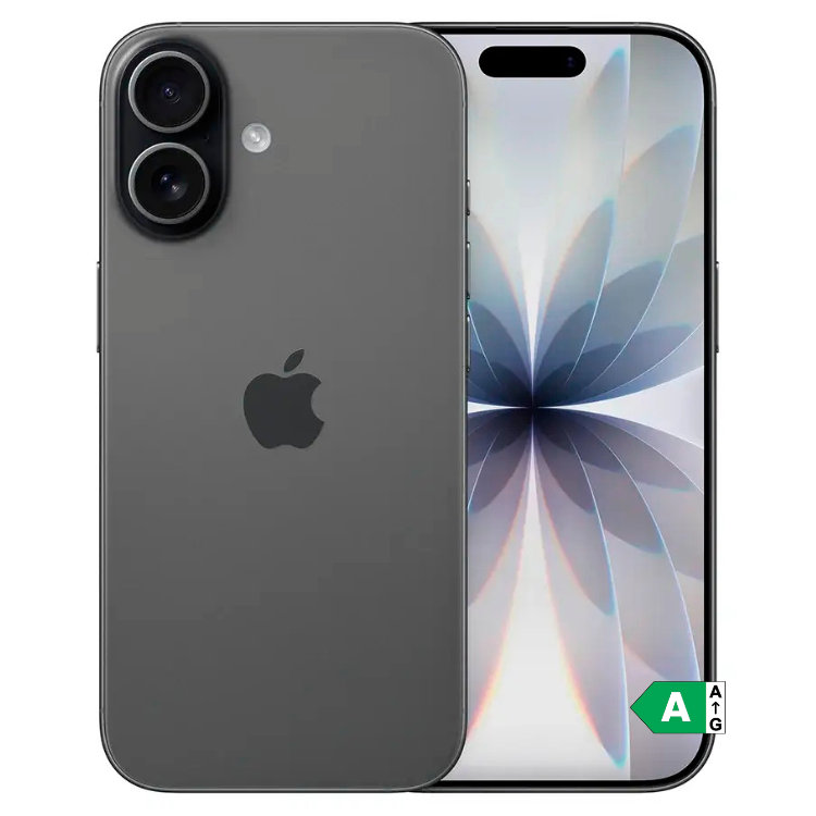 iPhone 17, 256GB, Preto, ecrã OLED, processador A19, câmaras duplas, bateria 4500mAh.