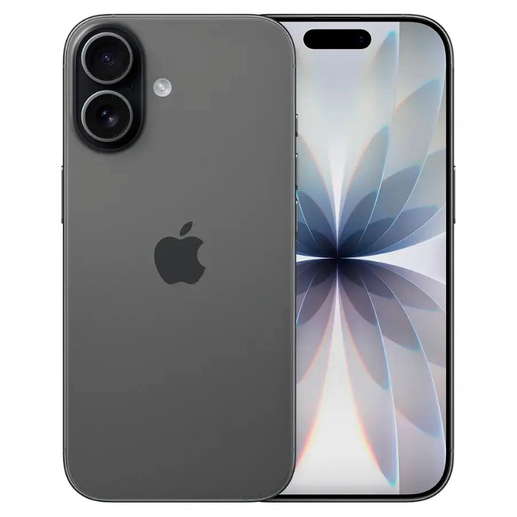 iPhone 17, 256GB, preto, ecrã OLED, processador A19, câmaras duplas, bateria 4500mAh.
