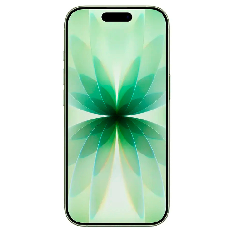 iPhone 17, 256GB, verde, ecrã OLED de 6.1 polegadas, processador A19 Bionic, câmaras duplas, bateria de 4500mAh.