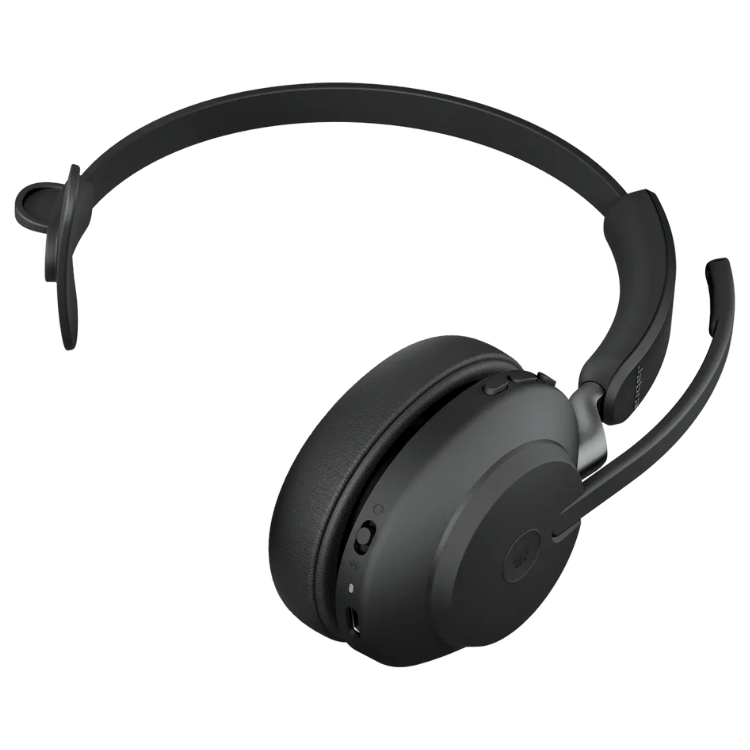 Headset Jabra Evolve2 65 Link390a Stereo + Base Preto
