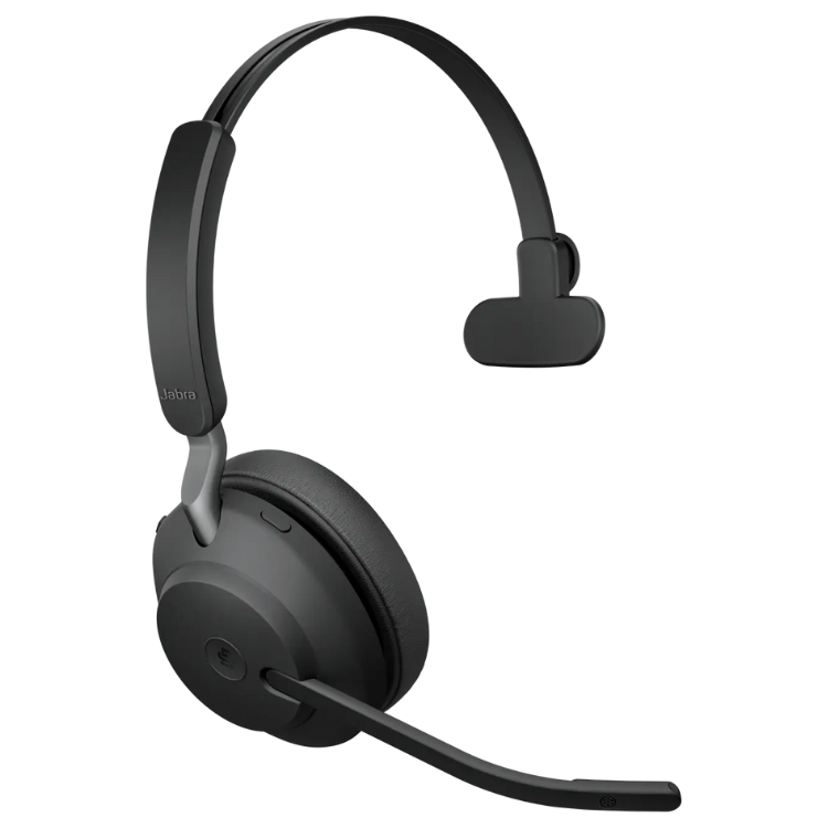 Headset Jabra Evolve2 65 Link390a Stereo + Base Preto