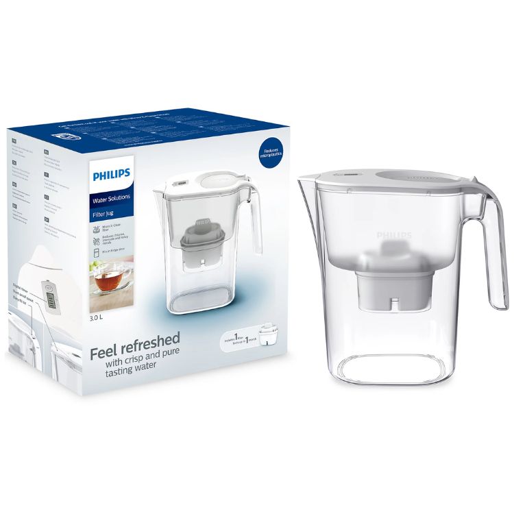 Jarro de Água Philips AWP2933WHT3 Microclean + 3 Filtros