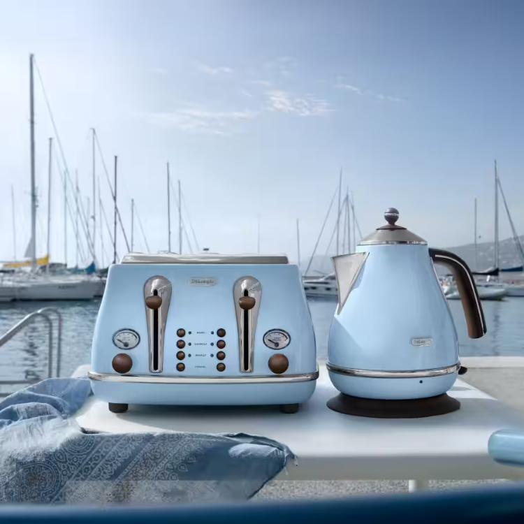 De'Longhi Icona Vintage Wasserkocher 1.7L 2000W Blau