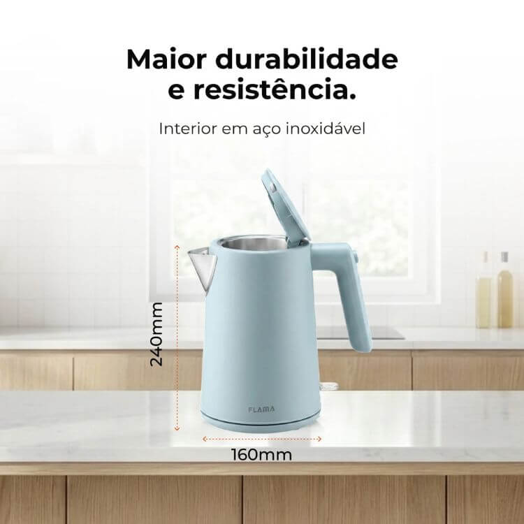 Jarro Elétrico Flama 757FL 1.7L 2200W Azul