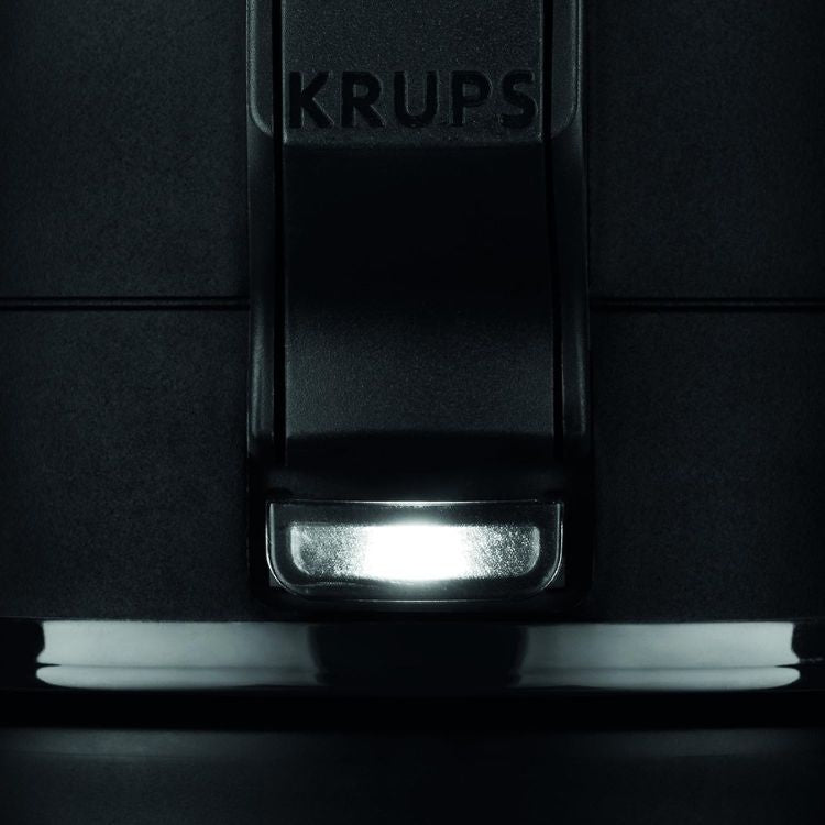 Krups BW2448 Wasserkocher, 1,6 l, 2400 W, Schwarz