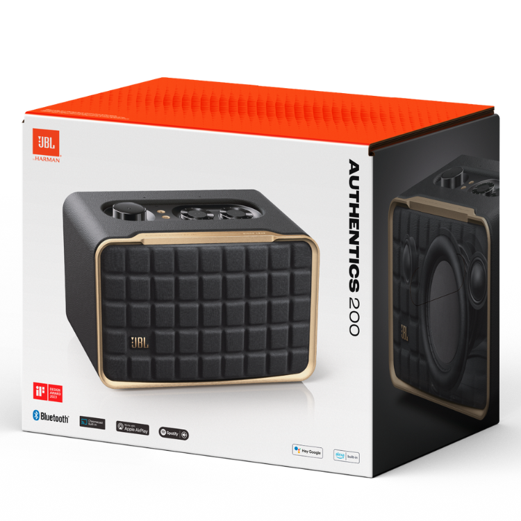 JBL Authentics 200 Tragbarer Lautsprecher Schwarz