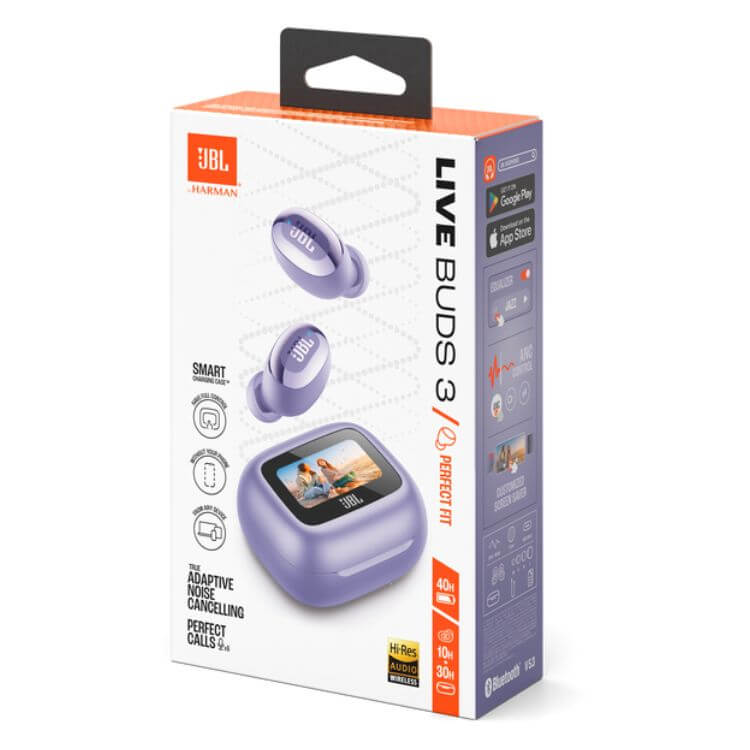 Auriculares Bluetooth JBL Live Buds 3 Roxo