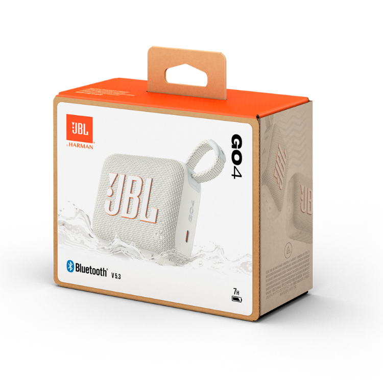 Coluna Portátil JBL Go 4 Branco