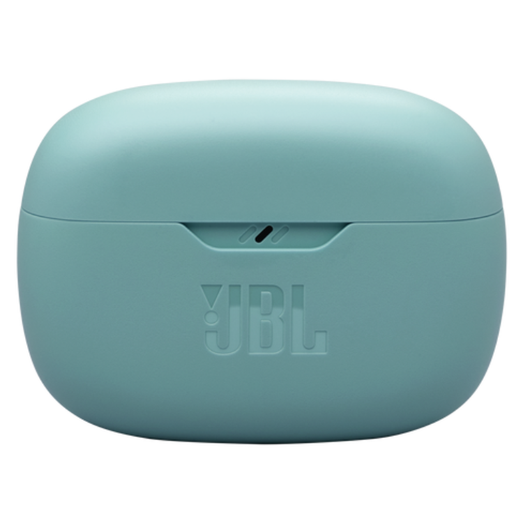 Caixa de carregamento azul de auriculares JBL Wave Beam 2.