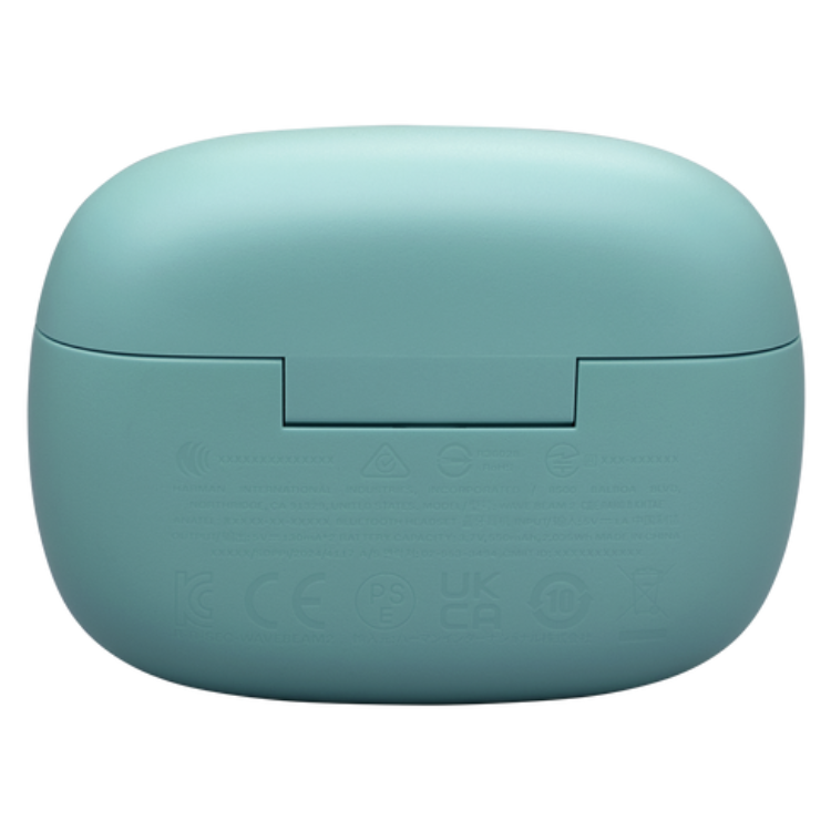 Caixa de carregamento azul de auriculares JBL Wave Beam 2.