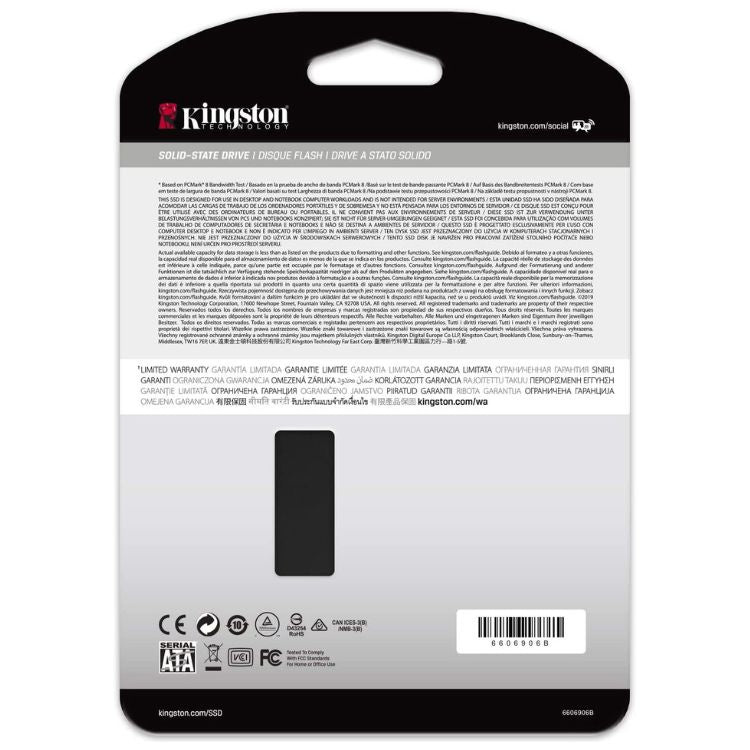Disco SSD Kingston KC600 1TB 2.5" SATA III