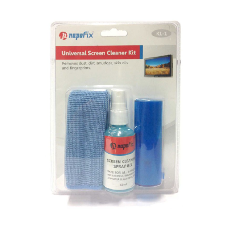 Kit Limpeza TV/Monitor 60ML NapoFix KL-1