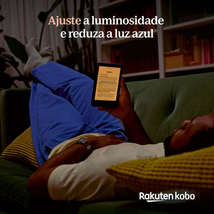 eReader Kobo Clara Colour, 6 polegadas, 16GB, Wi-Fi, ecrã cor, branco.