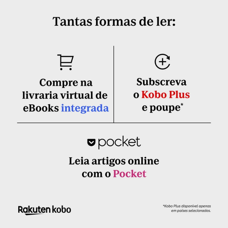 eReader Kobo Libra Colour 7 polegadas 32GB Wi-Fi Preto