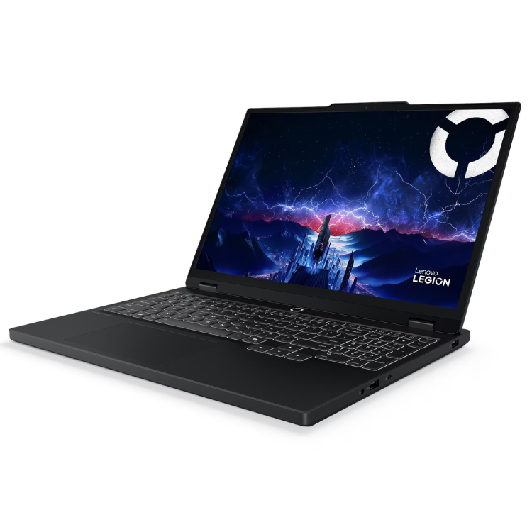 Portátil Lenovo Legion 5 preto, 15.1" OLED, processador i7, 32GB RAM, 1TB de armazenamento.