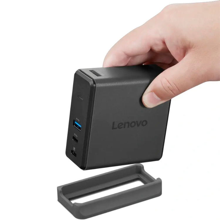 Lenovo Docking Station Multiport 5-em-1 GAN 65W Preto