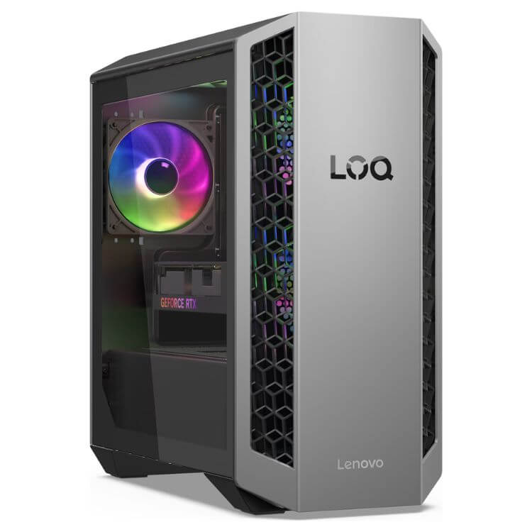 Computador Lenovo LOQ 26ADR10-396 R7-8745HX 32GB/1TB RTX5060Ti Preto s/ Sistema Operativo