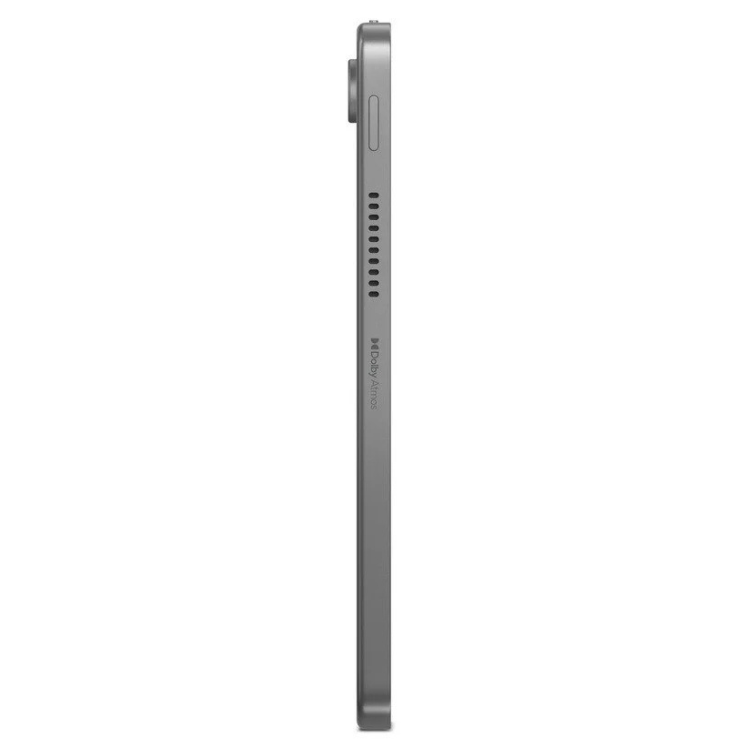Lenovo Tab TB311XU, tablet cinzento, 10.1 polegadas, lado lateral com furos para som e logótipo Lenovo.