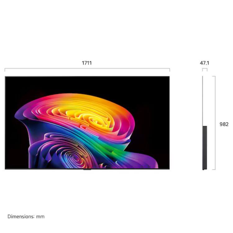 Televisão LG Série C6 2026 Smart TV 4K OLED 77"