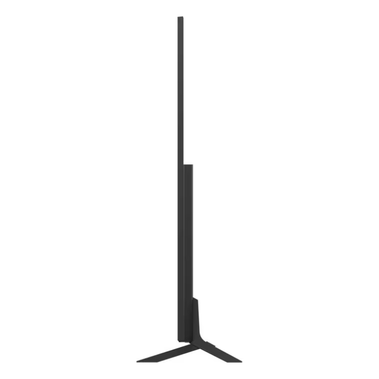 TV LG QNED82 2024, 50 polegadas, preto, com suporte.