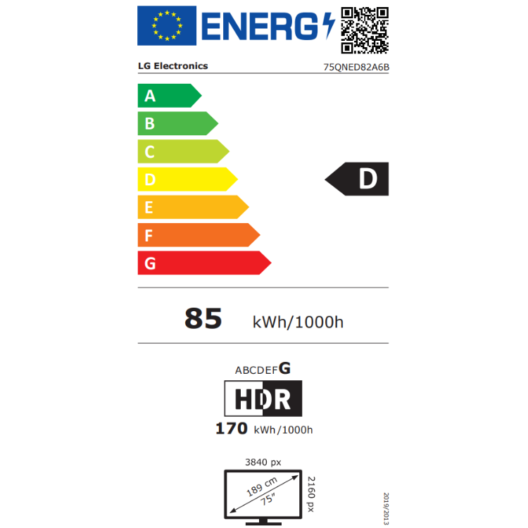Televisão LG Série QNED82 2025 Smart TV 4K QNED 75"