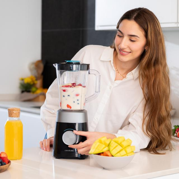 Liquidificadora Cecotec Power Black Titanium 1300MAX B 1.5L 1300W