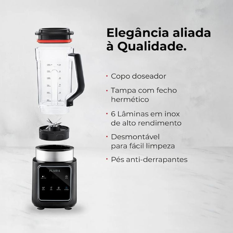 Liquidificadora Flama Digital Tritan 2253FL 1500W Preto