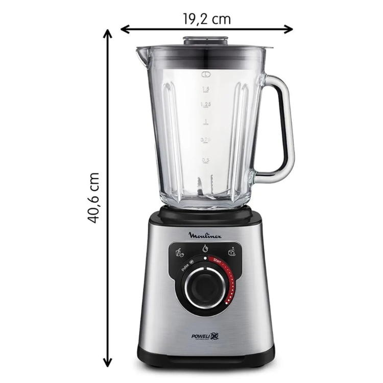 Liquidificadora Moulinex Perfect Mix+ LM871D10 1.5L 1200W