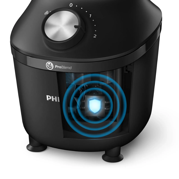 Liquidificadora Philips Serie 3000 HR2291/01 1.25L 600W Preto
