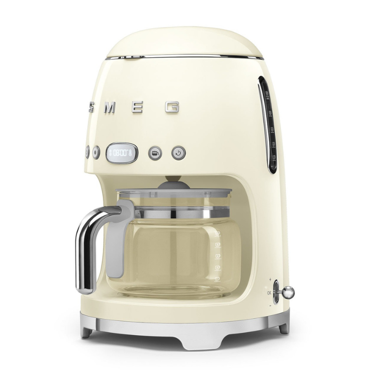 Máquina de Café de Filtro Smeg Anni 50 Creme