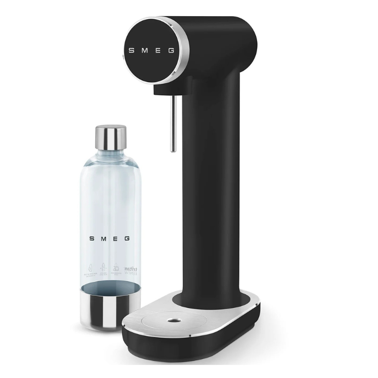 Máquina de Gaseificação Smeg Collezione Mate Preto