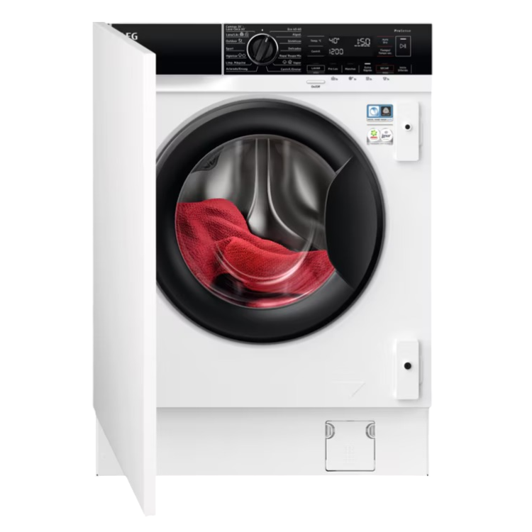 AEG LWN7E8636F Waschtrockner zum Einbauen, 8 kg/4 kg, 1600 U/Min, Klasse D