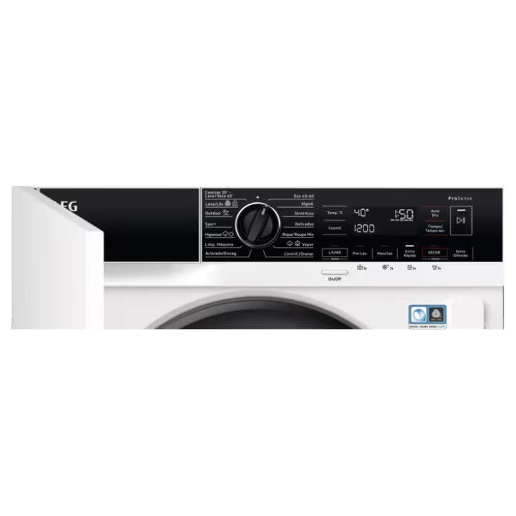 AEG LWN7E8636F Waschtrockner zum Einbauen, 8 kg/4 kg, 1600 U/Min, Klasse D
