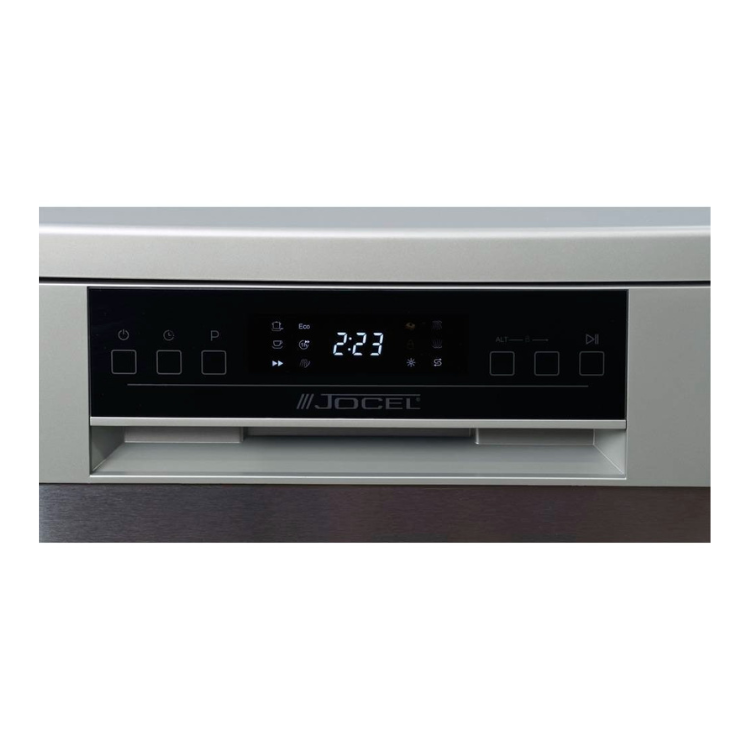 Máquina de Lavar Loiça Jocel, inox, painel digital com 11 programas.