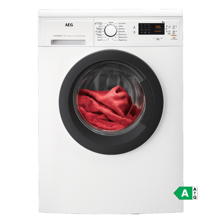Waschmaschine AEG LFA5I82RE 8 kg 1200 U/min Klasse A Weiß