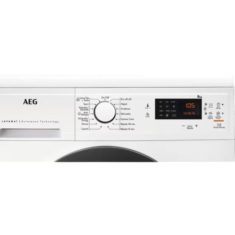 Waschmaschine AEG LFA5I82RE 8 kg 1200 U/min Klasse A Weiß