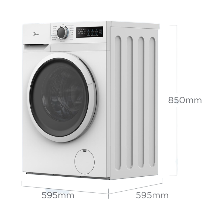 Midea MF110W100BA10W Waschmaschine 10kg 1400U/min Klasse A Weiß