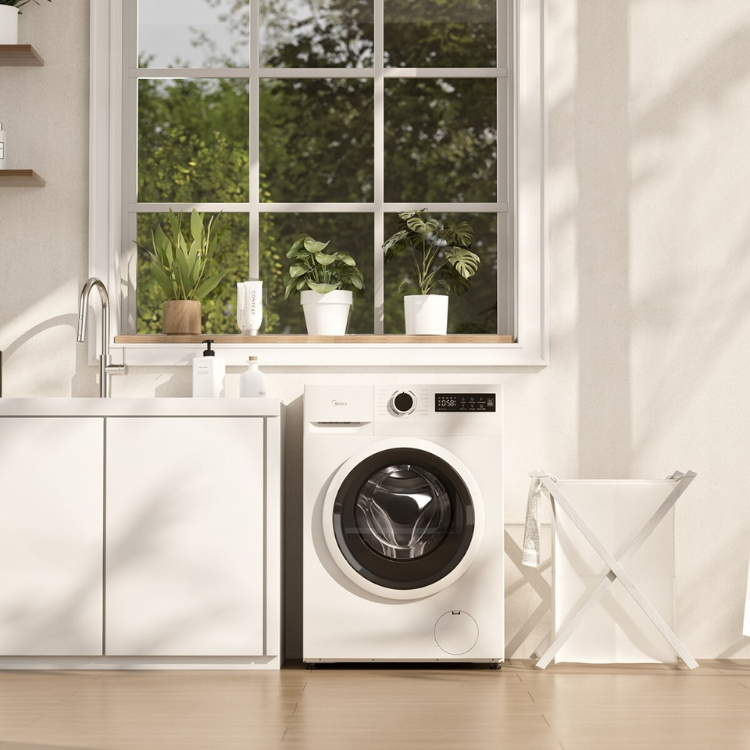 Midea MF110W100BA10W Waschmaschine 10kg 1400U/min Klasse A Weiß