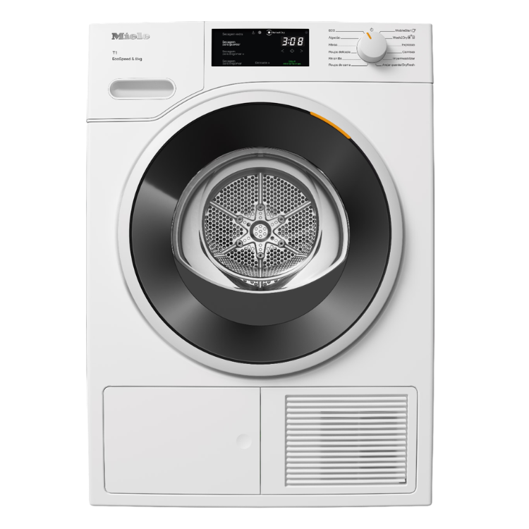 Máquina de Secar Roupa Miele TWC640WP 8Kg Classe C Branco