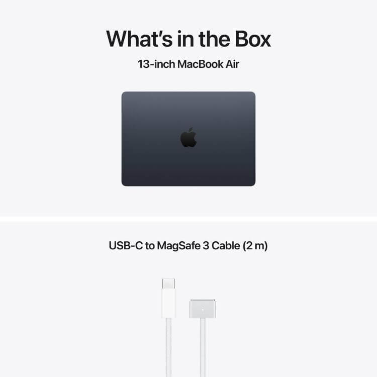 Apple MacBook Air 13.6" M5 CPU 10Core / GPU 10Core 24GB/512GB Meia-noite
