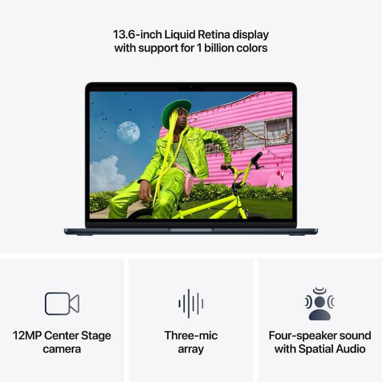 Apple MacBook Air 13.6" M5 CPU 10Core / GPU 10Core 24GB/512GB Azul