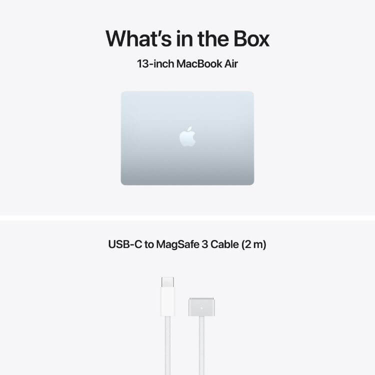 Apple MacBook Air 13.6" M5 CPU 10Core / GPU 10Core 24GB/512GB Azul
