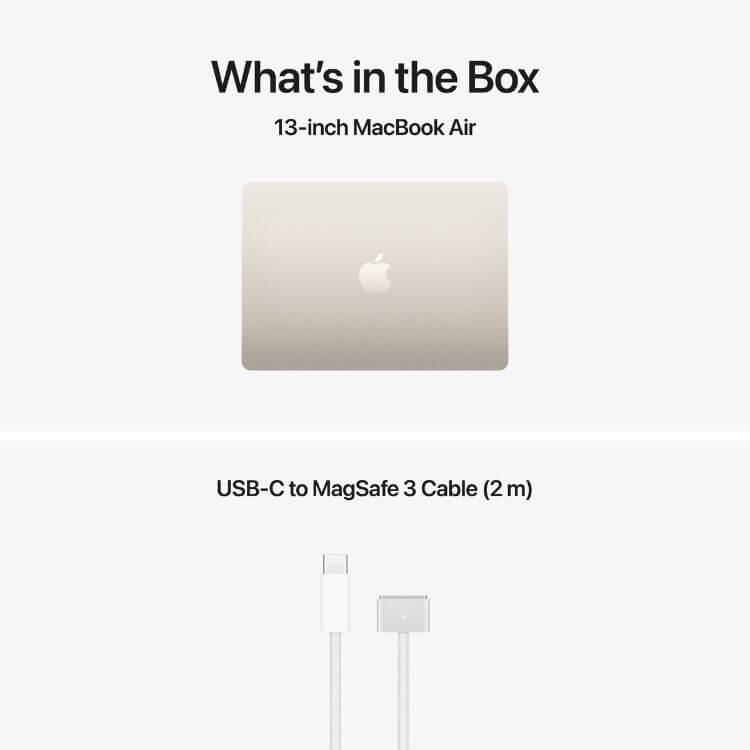 Apple MacBook Air 13.6" M5 CPU 10Core / GPU 10Core 32GB/512GB Luz das Estrelas