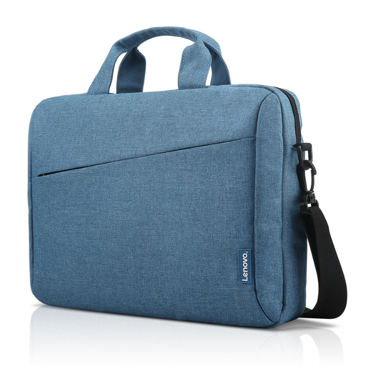 Mala Lenovo Casual T210 azul para portátil 15,6 polegadas com alça e correia ajustável.