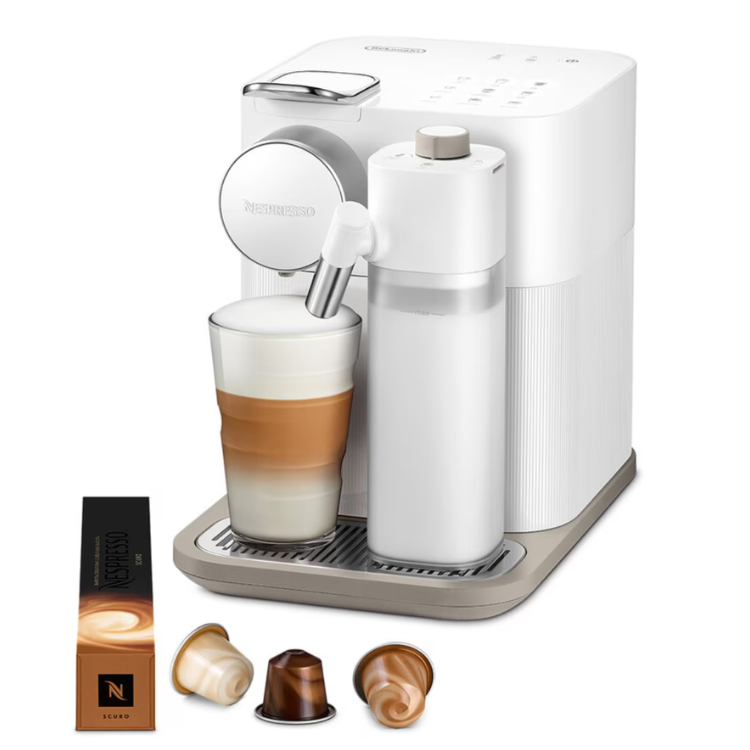 DeLonghi Nespresso Granlattissima Kaffeemaschine Weiß